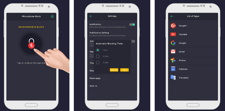 Microphone Blocker Android