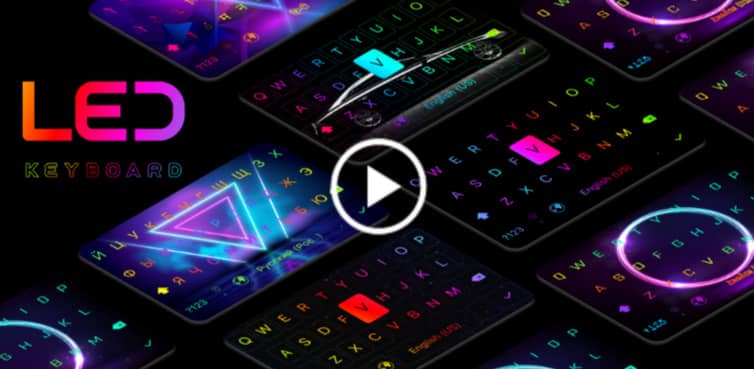 LED Keyboard Emoji, Font, and More...