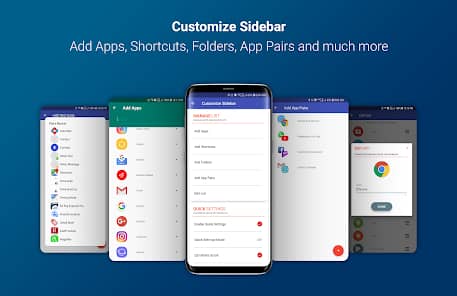 Android Circle SideBar App