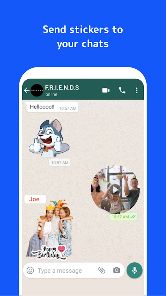 Stickers in WhatsApp App